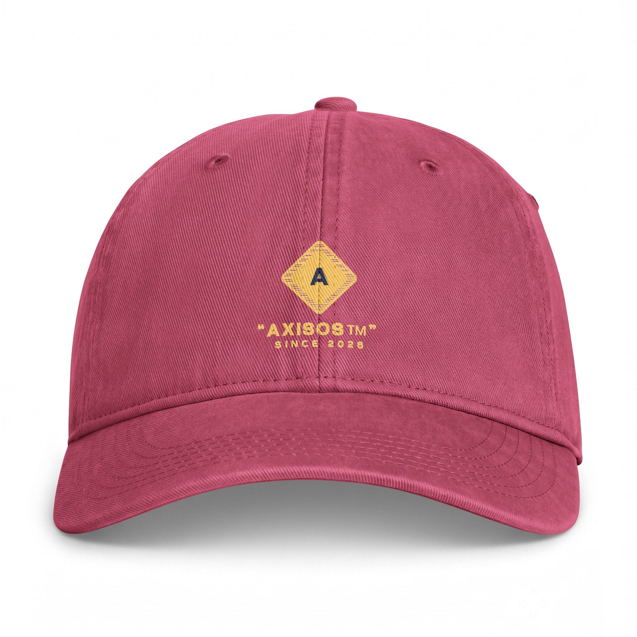Washed Coastal Cap — Vintage Surf Logo Baseball Hat