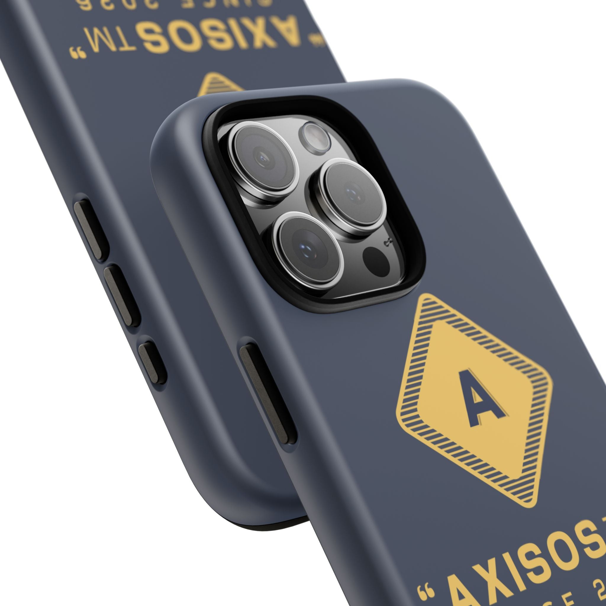 AxisOS™ Minimalist Phone Case — Cute Text Protective iPhone Cover