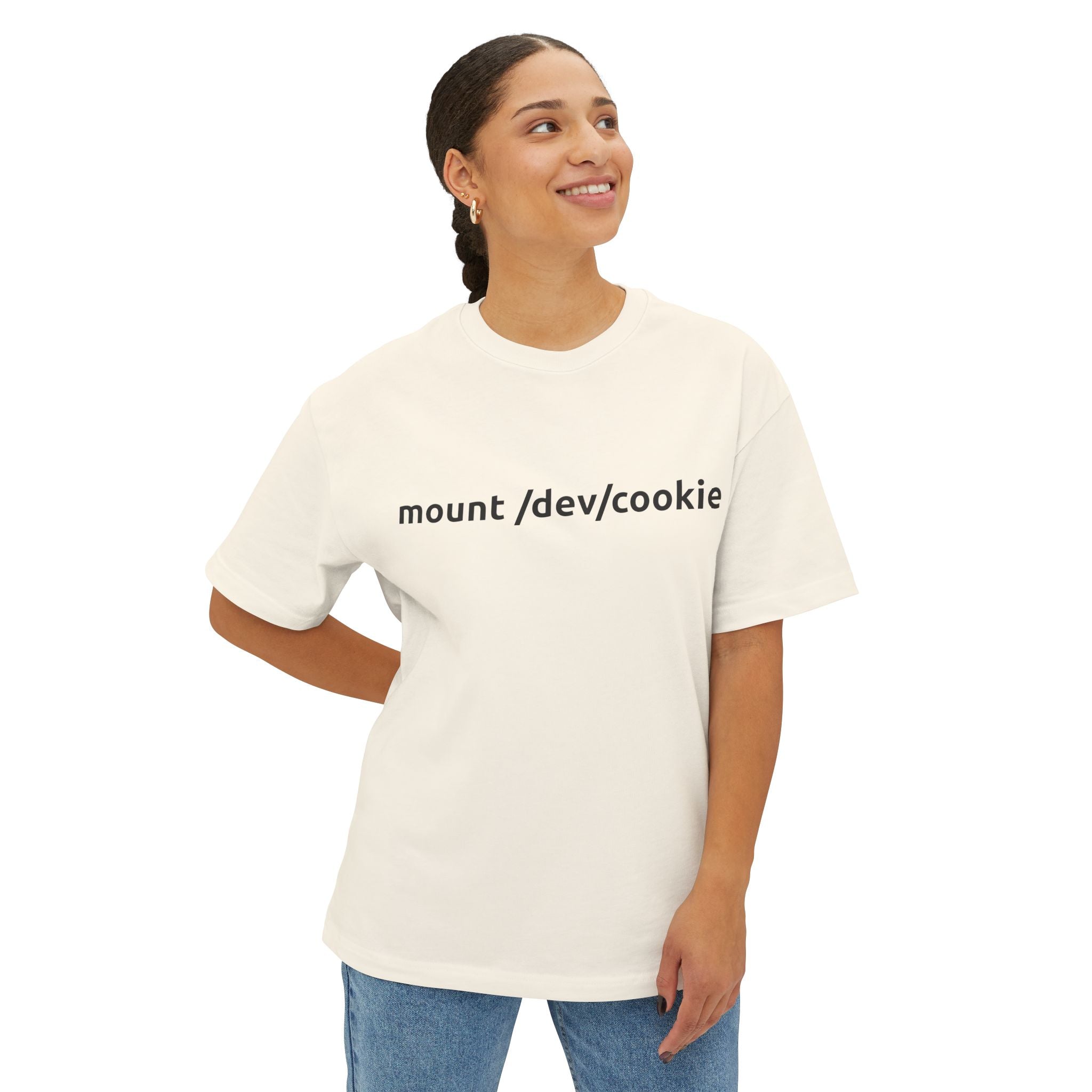 Boxy Tee — Minimalist Custom Text Oversized T-Shirt