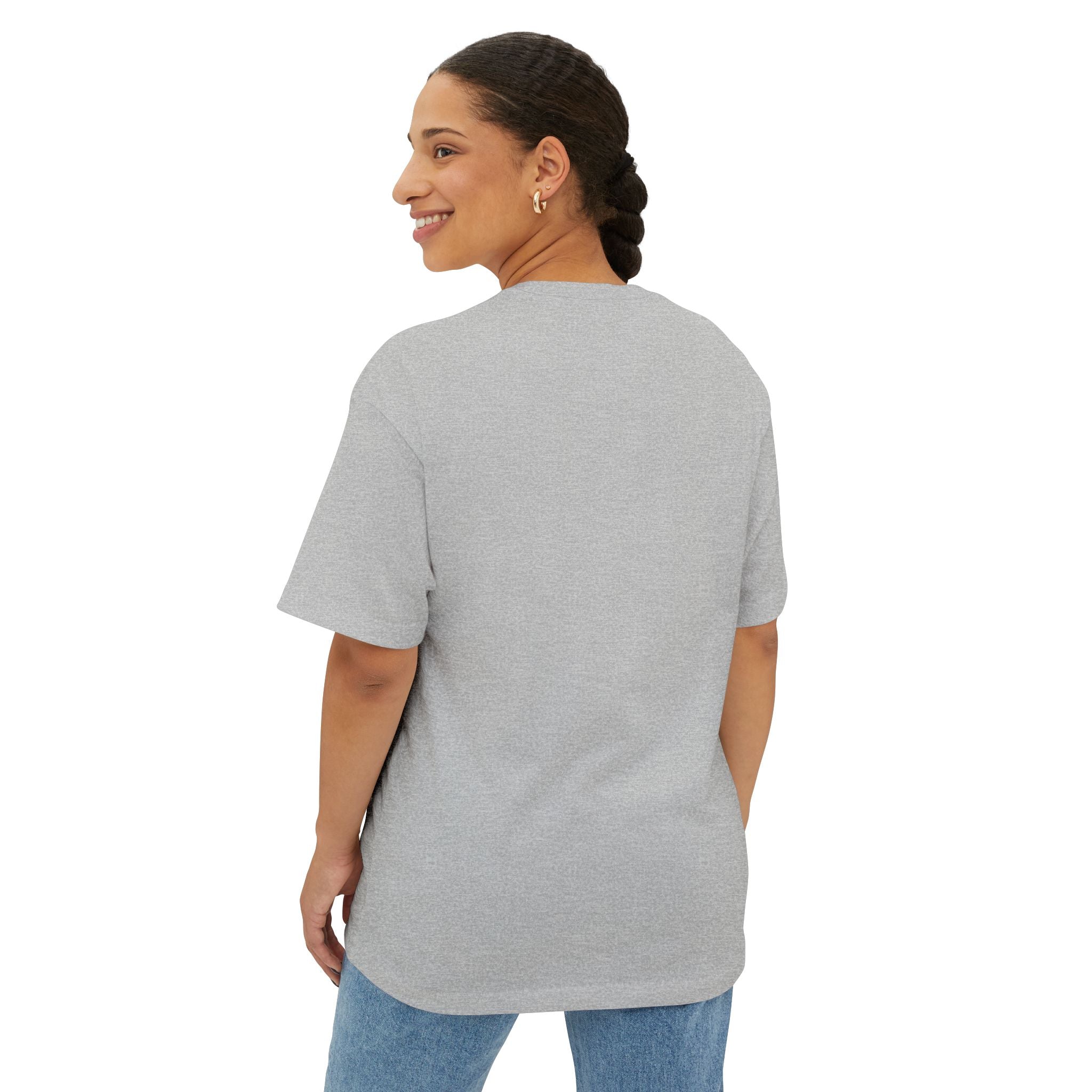Boxy Tee — Minimalist Custom Text Oversized T-Shirt