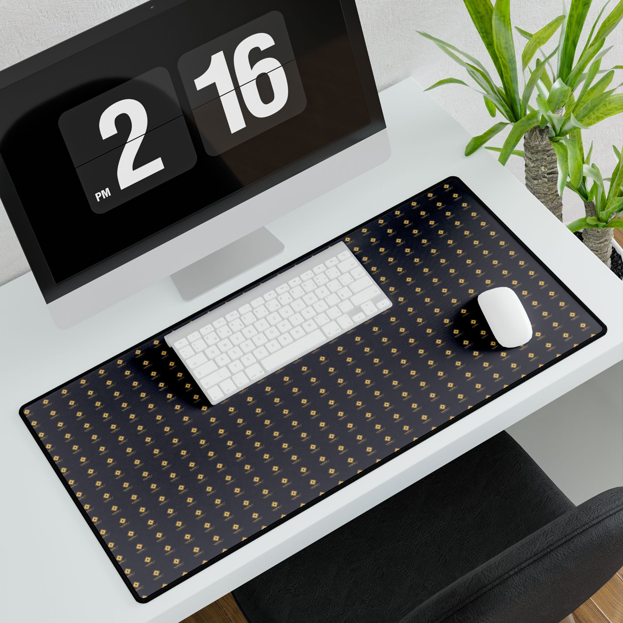 Logo Desk Mat — Minimalist AXISOS™ Office & Gaming Desk Pad