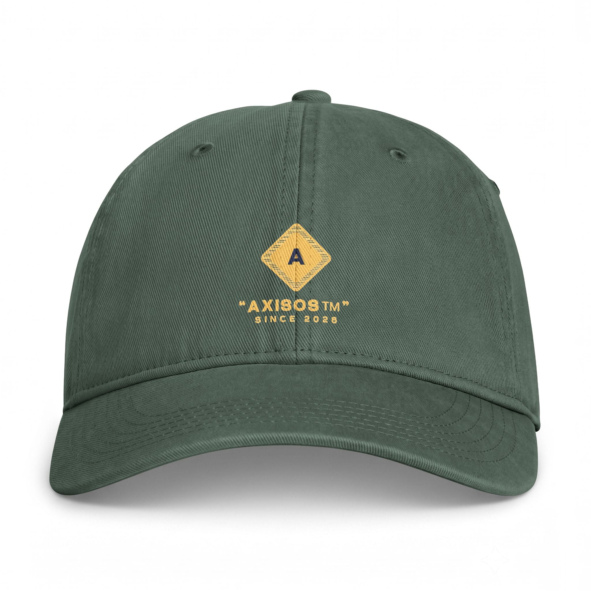 Washed Coastal Cap — Vintage Surf Logo Baseball Hat