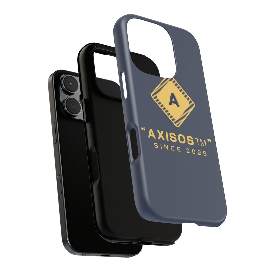 AxisOS™ Minimalist Phone Case — Cute Text Protective iPhone Cover
