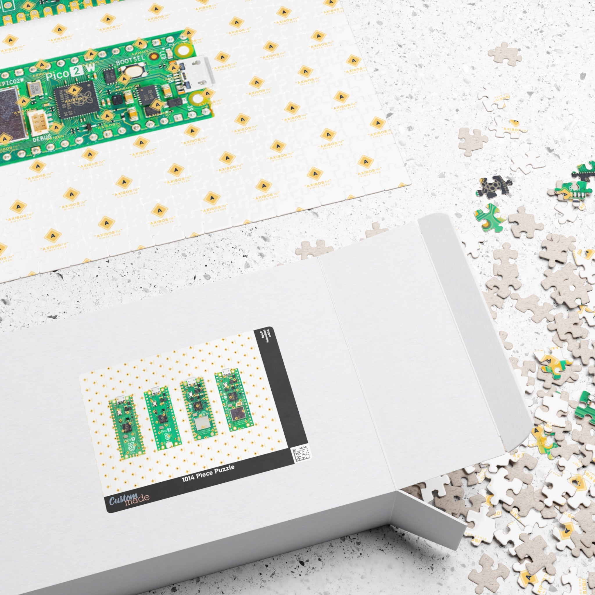 Raspberry Pi Pico Circuit Board Jigsaw Puzzle — Electronics STEM Puzzle (110–1014 pcs)