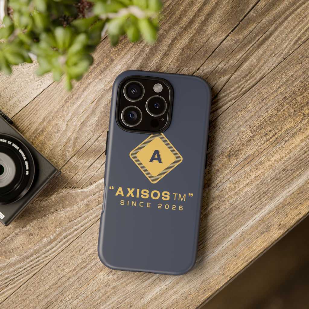 AxisOS™ Minimalist Phone Case — Cute Text Protective iPhone Cover
