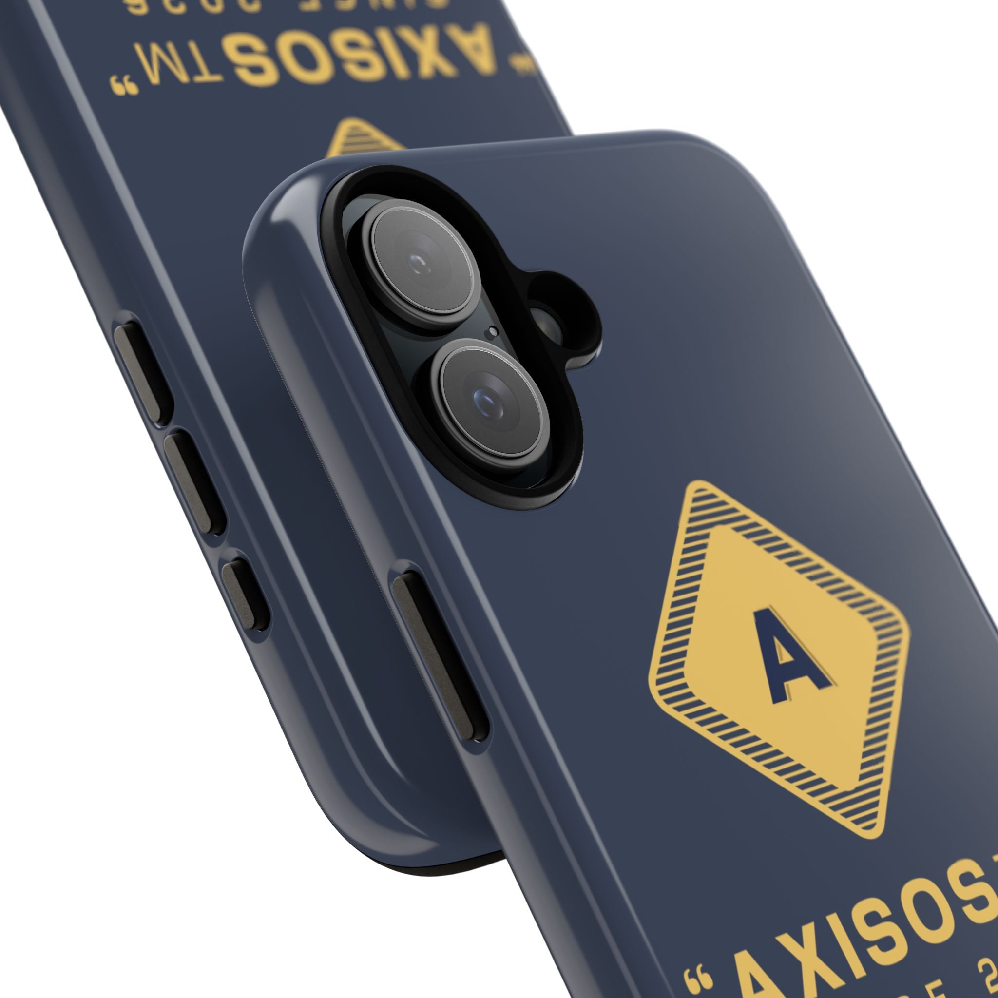 AxisOS™ Minimalist Phone Case — Cute Text Protective iPhone Cover