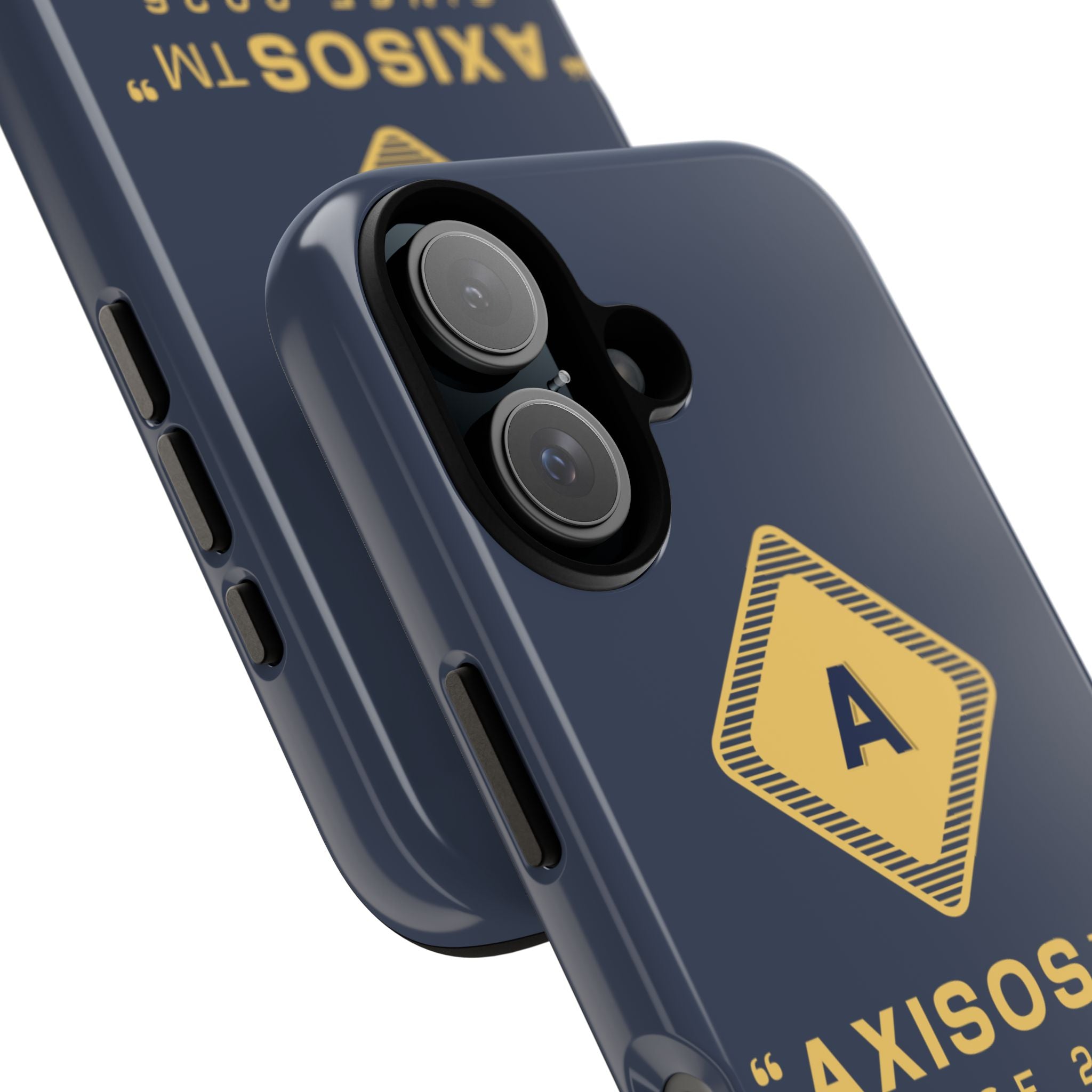 AxisOS™ Minimalist Phone Case — Cute Text Protective iPhone Cover