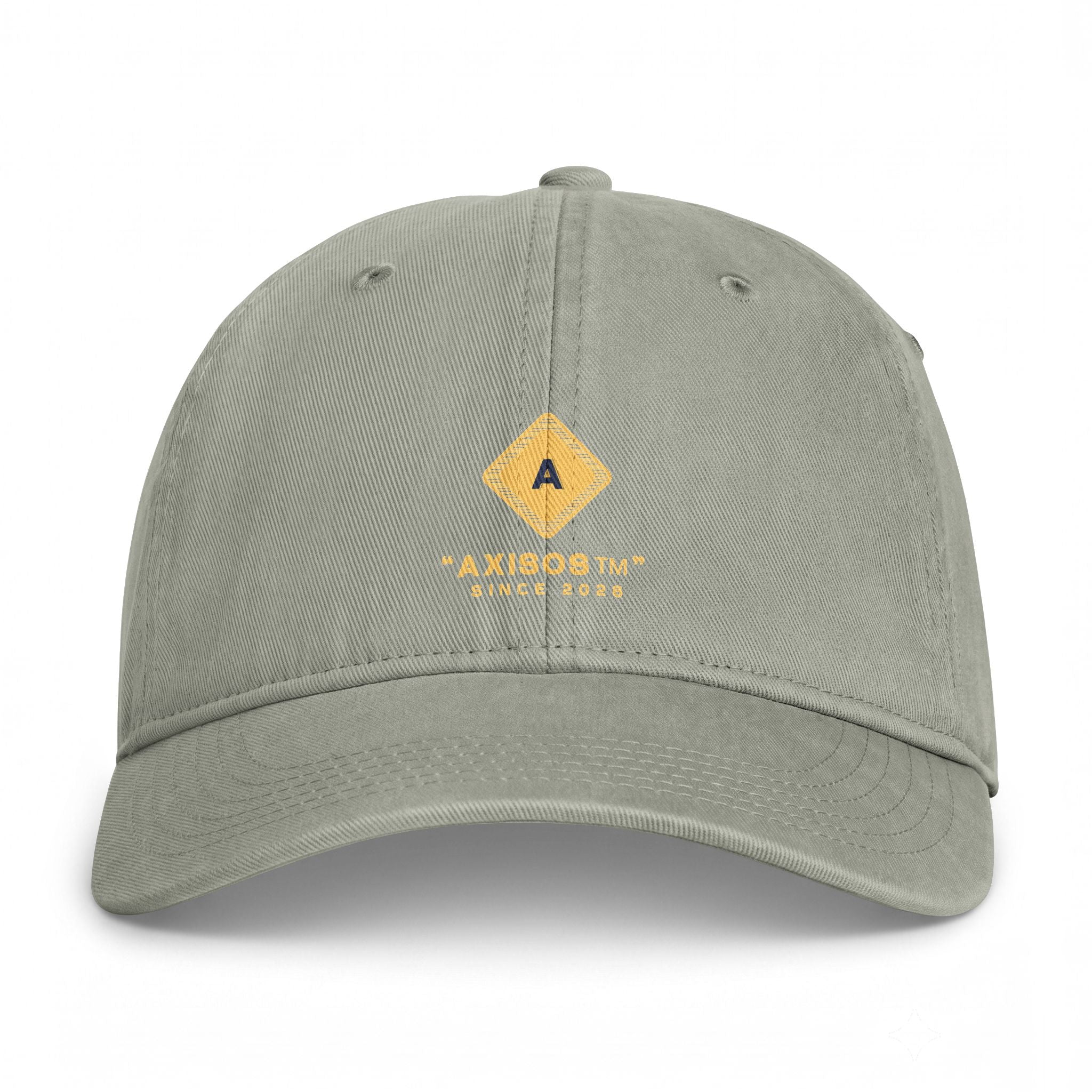 Washed Coastal Cap — Vintage Surf Logo Baseball Hat