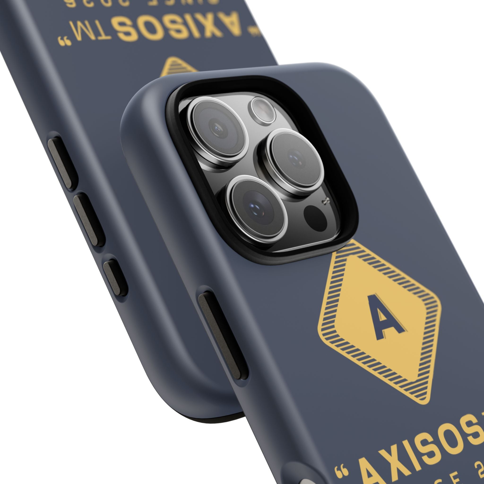 AxisOS™ Minimalist Phone Case — Cute Text Protective iPhone Cover