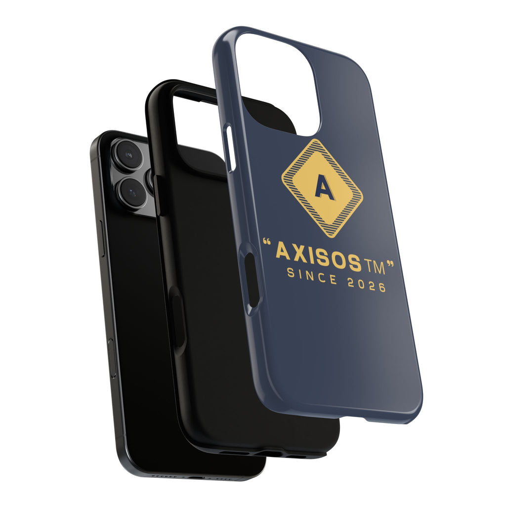 AxisOS™ Minimalist Phone Case — Cute Text Protective iPhone Cover