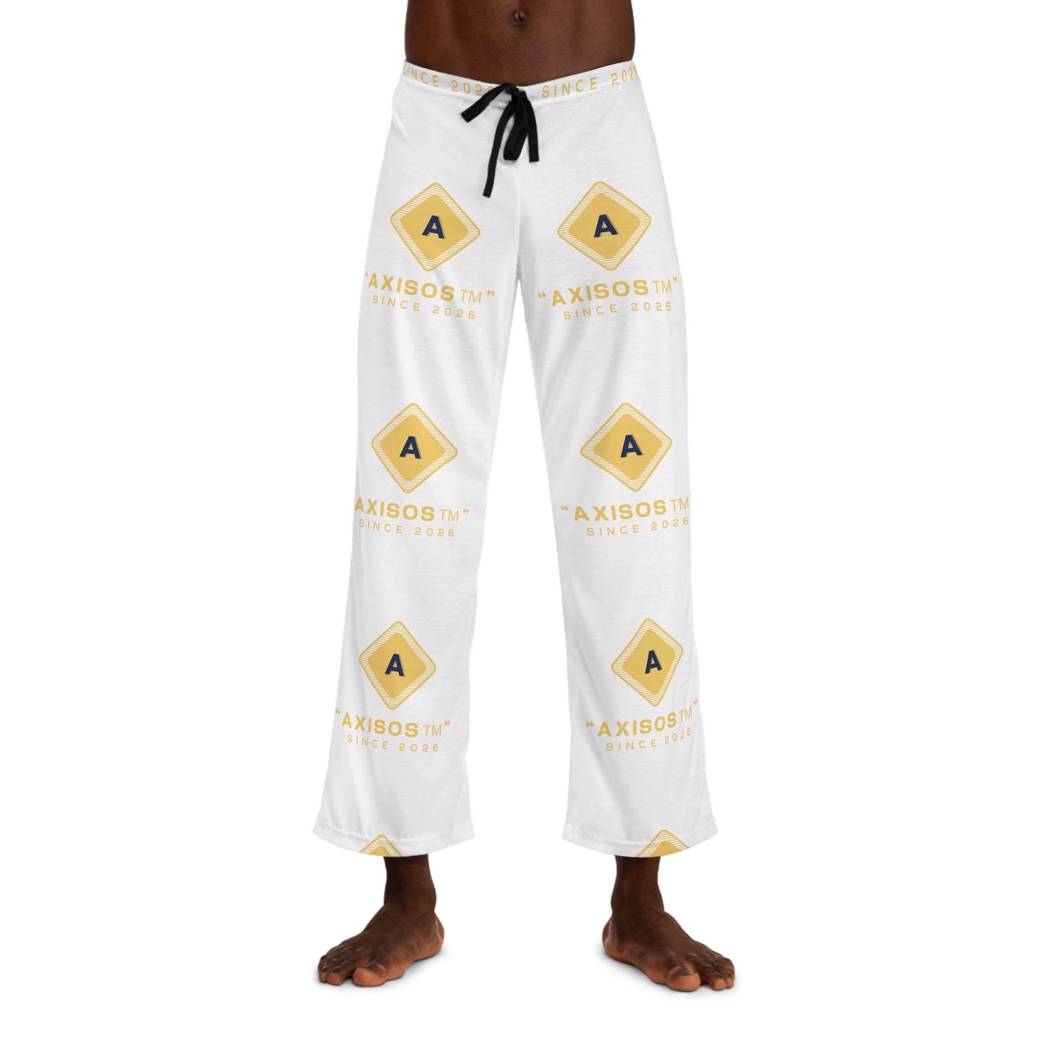 Men's Logo Lounge Pants — AXISOS All-Over Print Pajama Bottoms