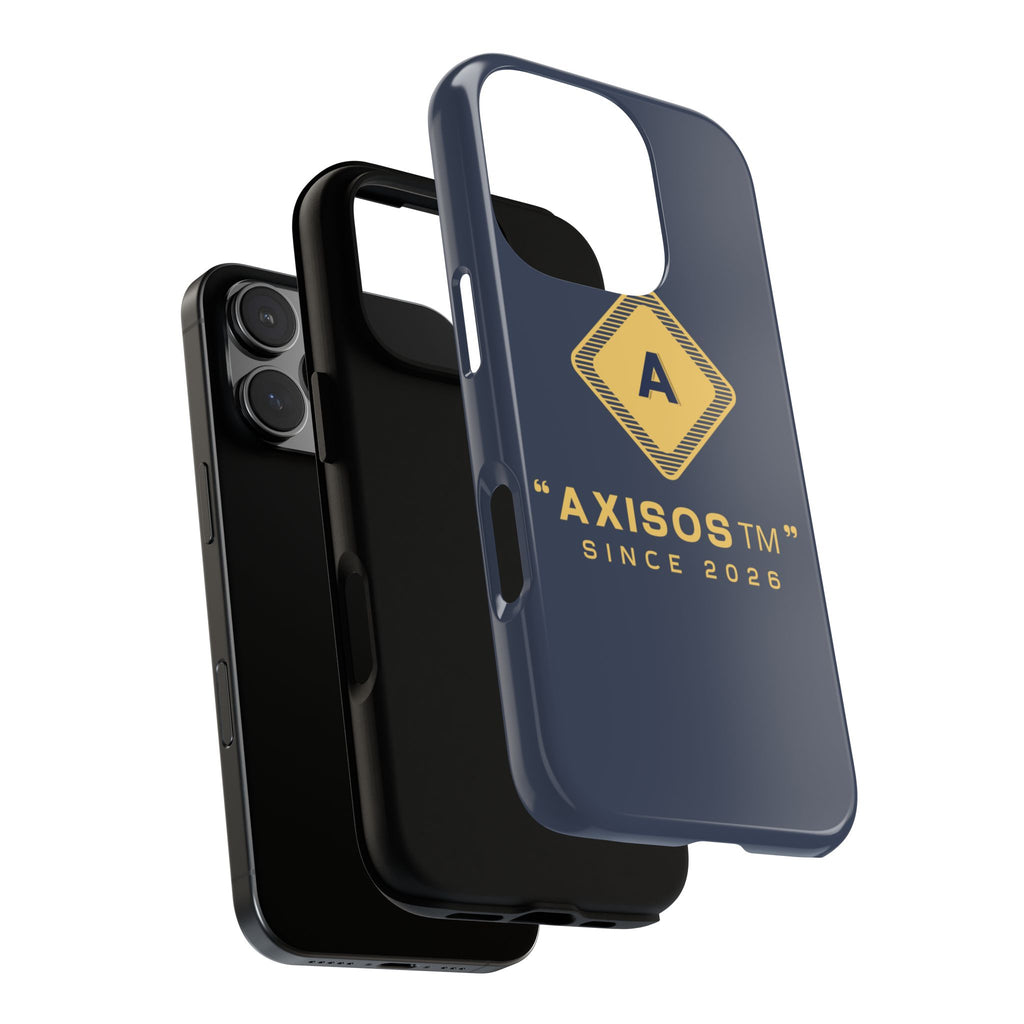 AxisOS™ Minimalist Phone Case — Cute Text Protective iPhone Cover