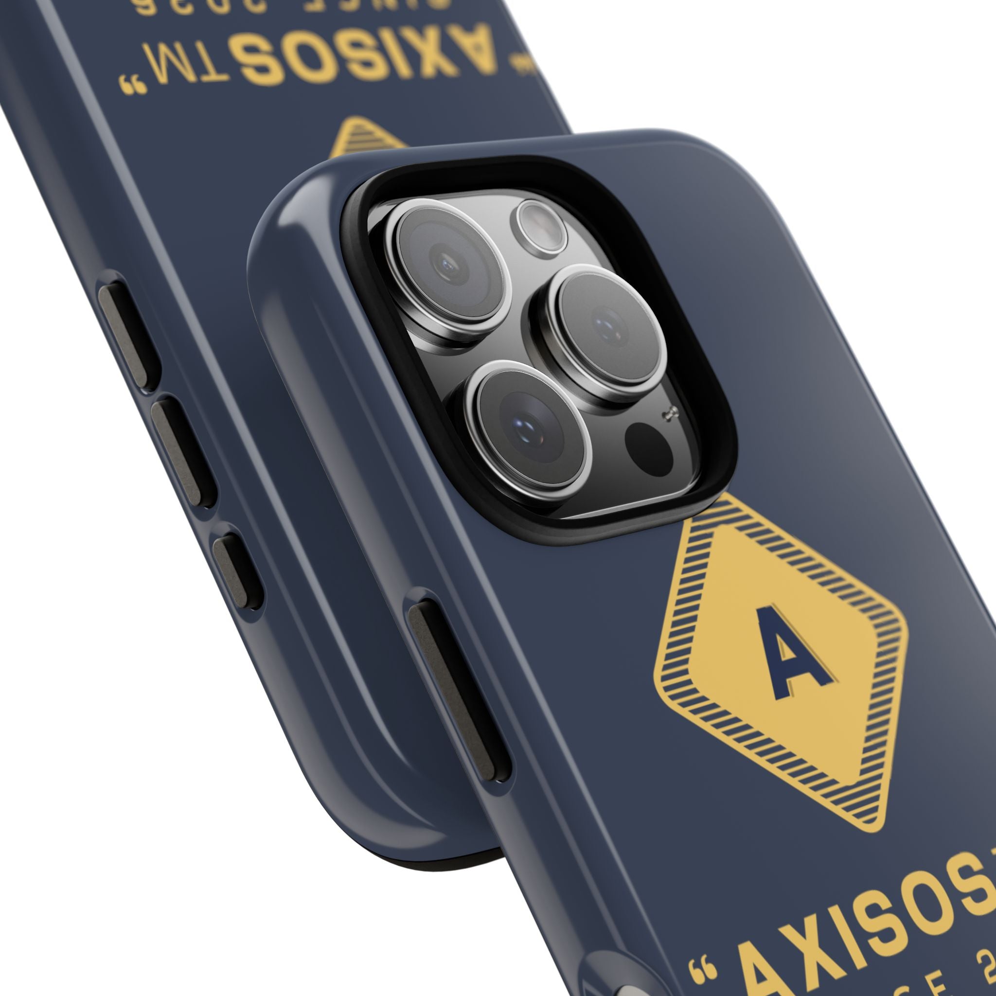 AxisOS™ Minimalist Phone Case — Cute Text Protective iPhone Cover