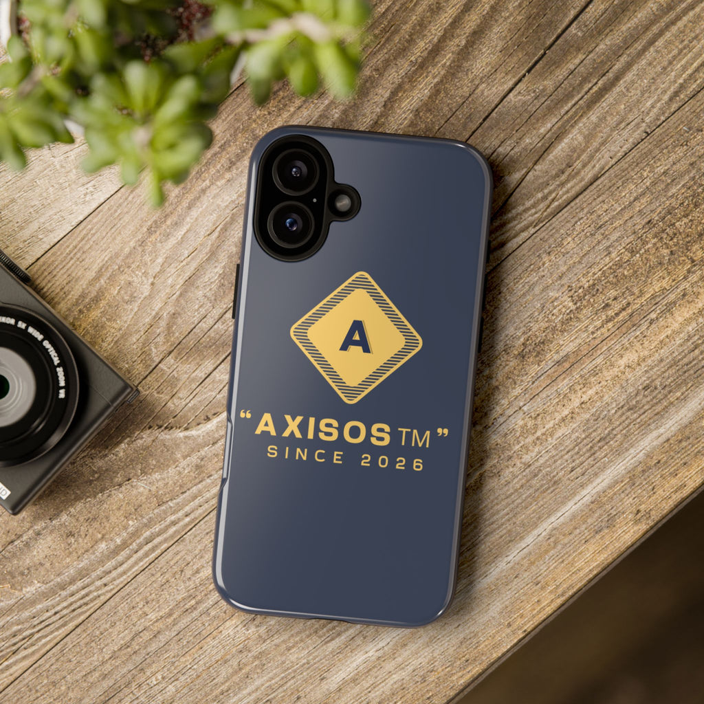 AxisOS™ Minimalist Phone Case — Cute Text Protective iPhone Cover
