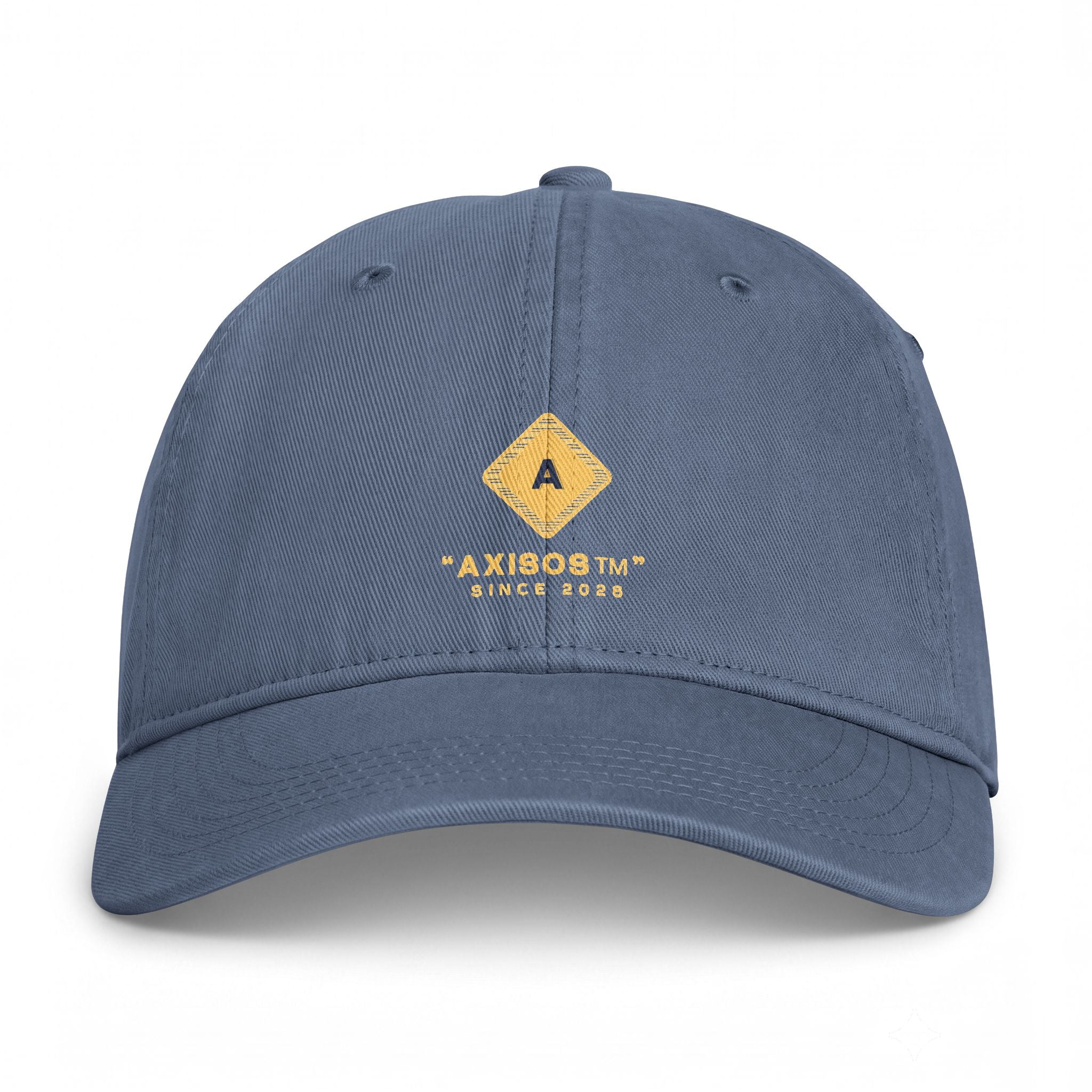 Washed Coastal Cap — Vintage Surf Logo Baseball Hat