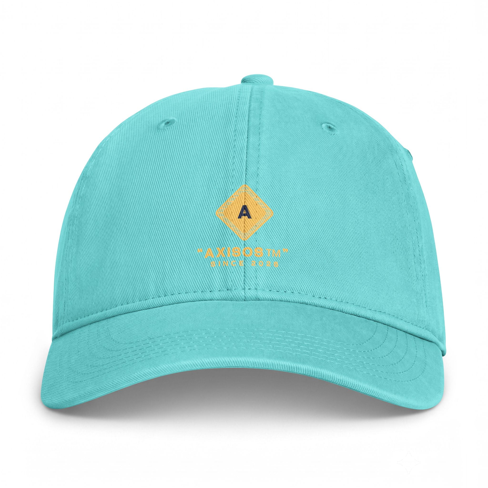 Washed Coastal Cap — Vintage Surf Logo Baseball Hat