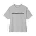 Boxy Tee — Minimalist Custom Text Oversized T-Shirt