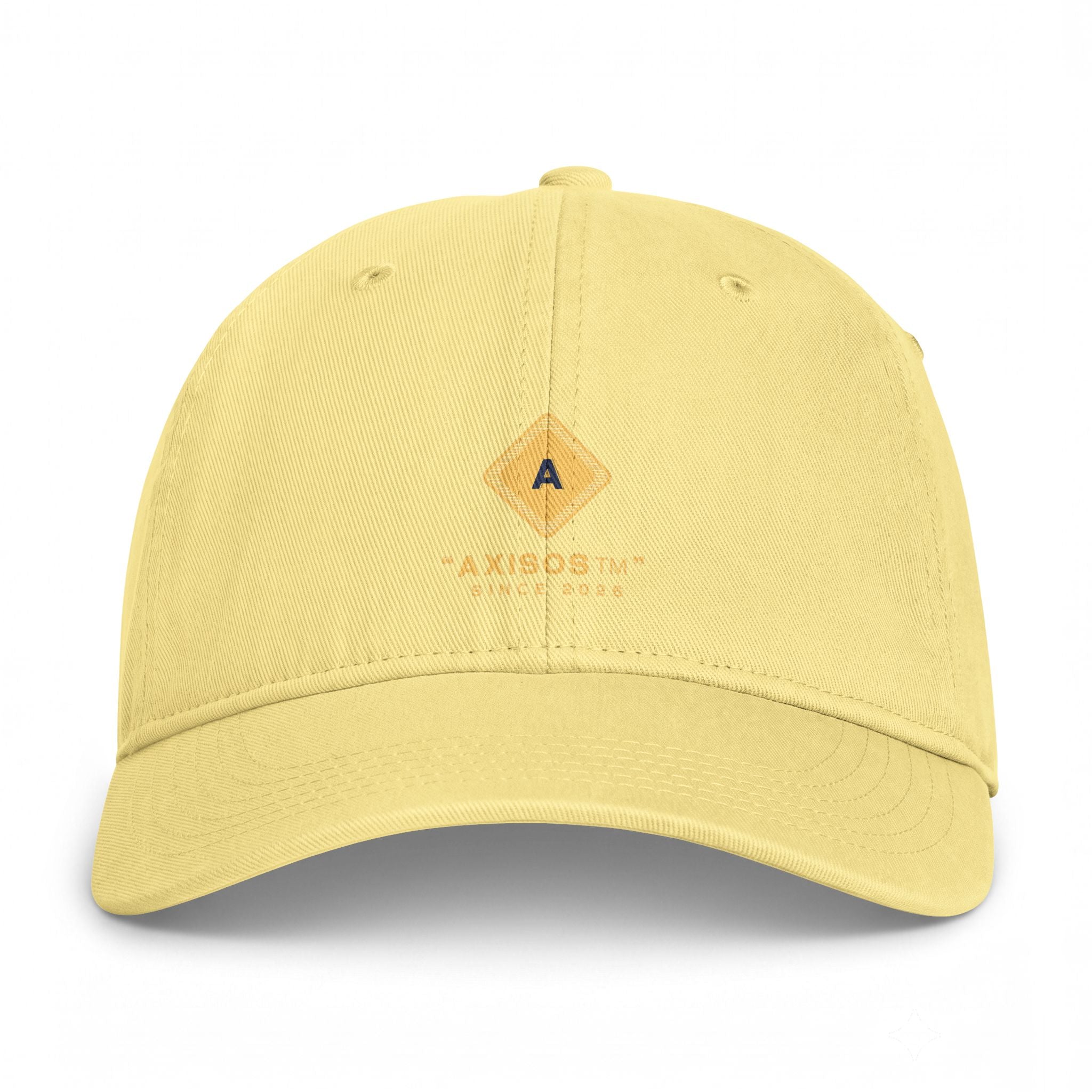 Washed Coastal Cap — Vintage Surf Logo Baseball Hat