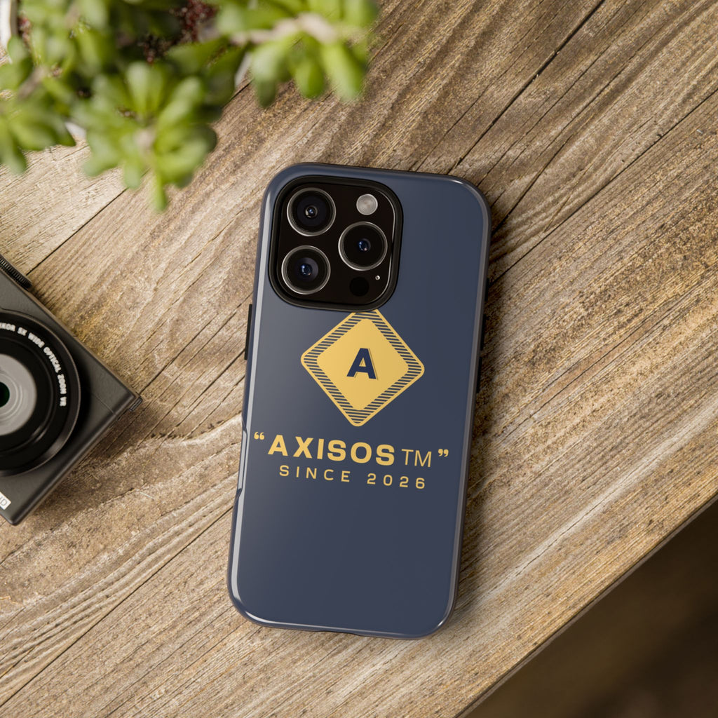 AxisOS™ Minimalist Phone Case — Cute Text Protective iPhone Cover