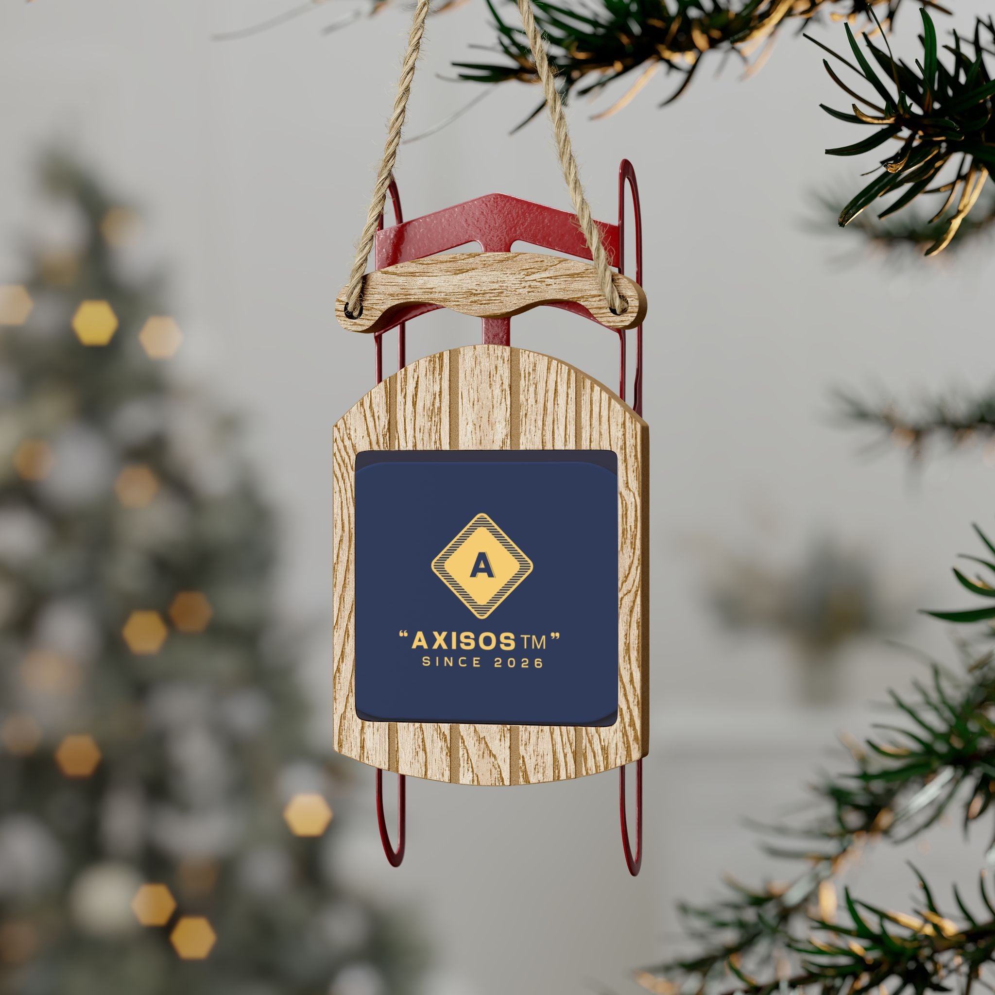Sled Ornaments