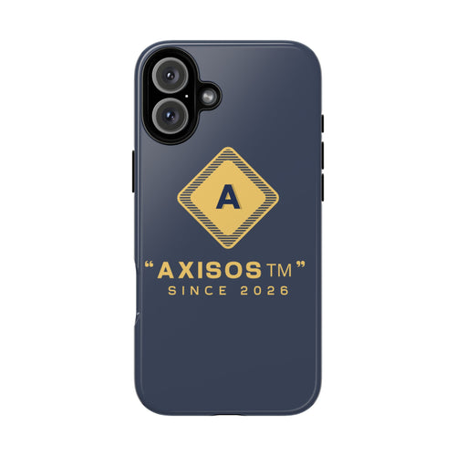 AxisOS™ Minimalist Phone Case — Cute Text Protective iPhone Cover