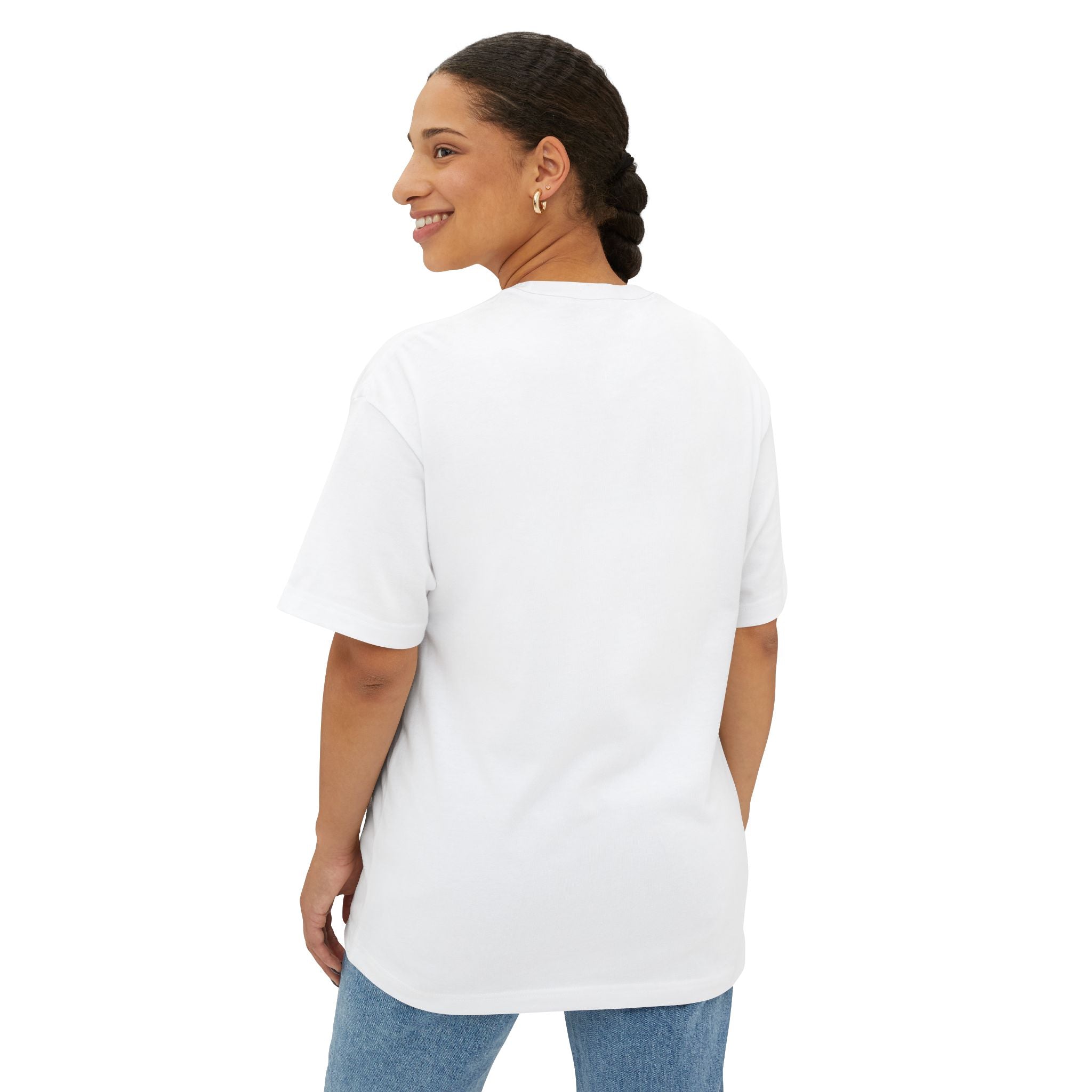 Boxy Tee — Minimalist Custom Text Oversized T-Shirt